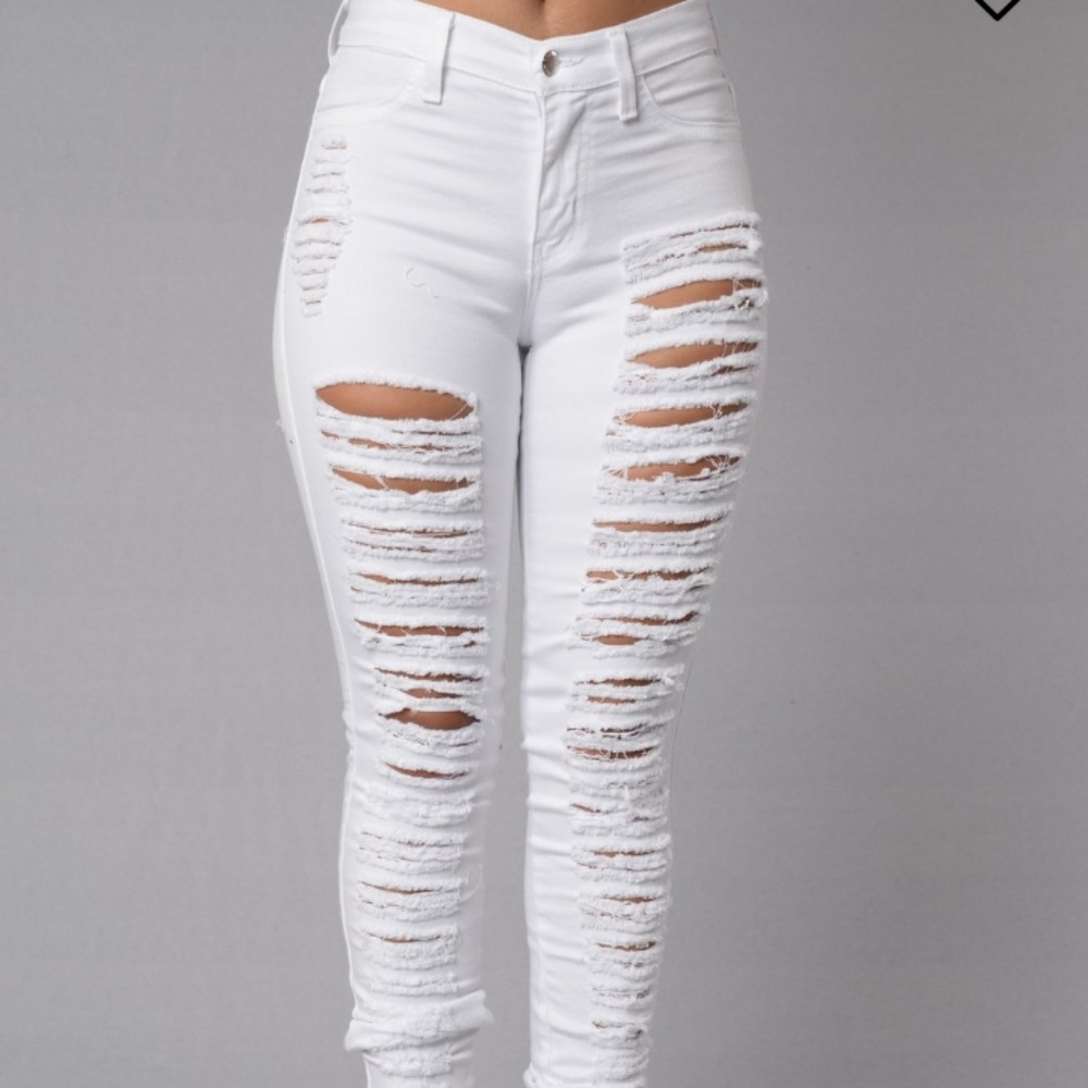 Fashion nova rip me open jeans